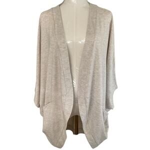 Banana Republic Women's XS Beige Open Front Cardigan Lightweight Dolman Sleeve
